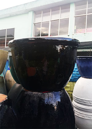 Chậu men